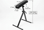 InkBed™ Basics Tilt-Adjust Tattoo Armrest & Legrest