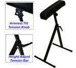InkBed™ Basics Tilt-Adjust Tattoo Armrest & Legrest