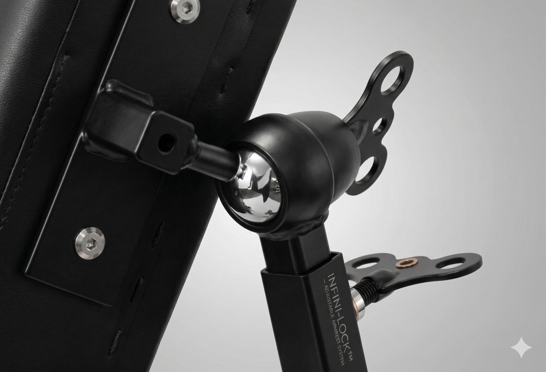 Ball & Socket Joint Full Angle-Adjustable Armrest