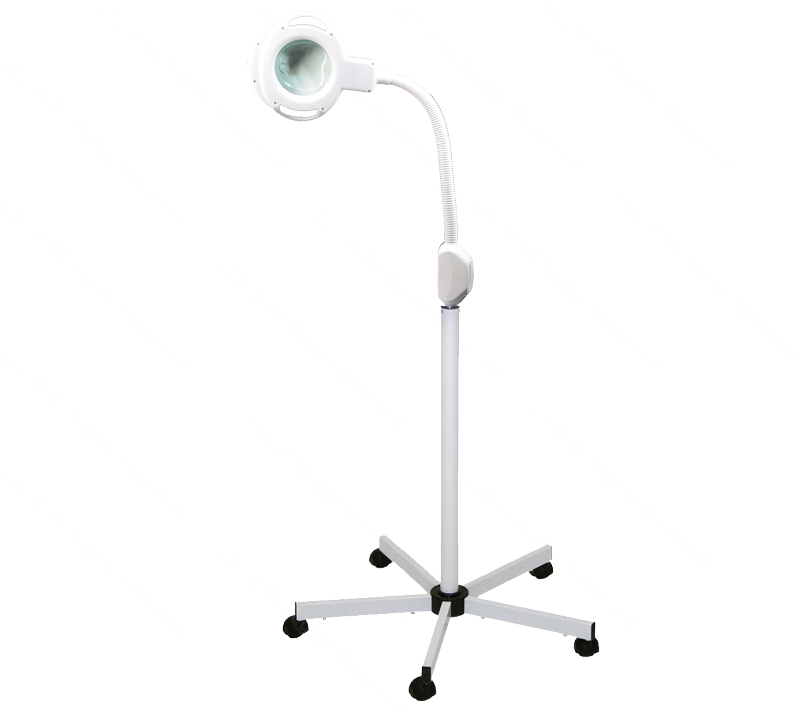 5x (16 Diopter) LED Magnifying Lamp on Wheels