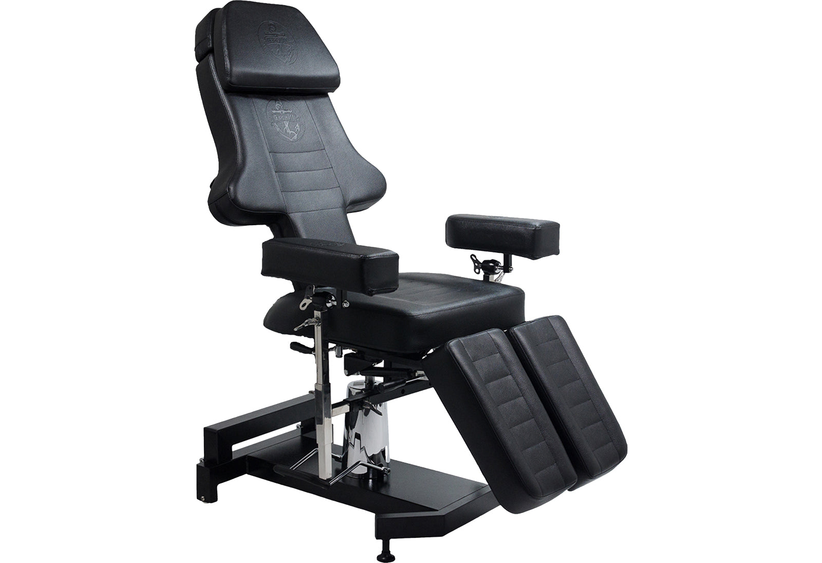 InkBed New Patented Electric Hydraulic Tattoo Bed Client Massage Table Chair (BLK)