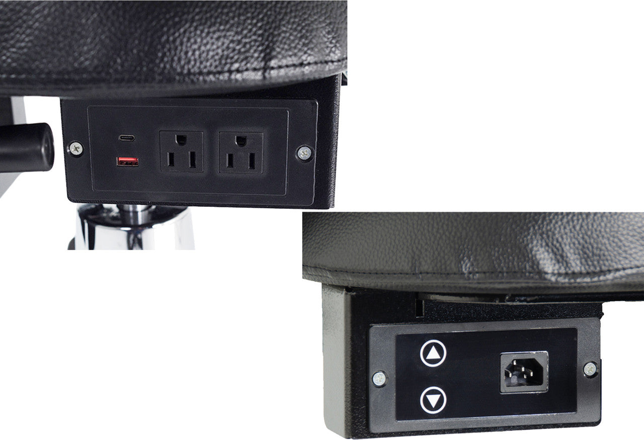 InkChair™ Electric Hydraulic Adjustable Client Chair Bed, Lies Fully Flat