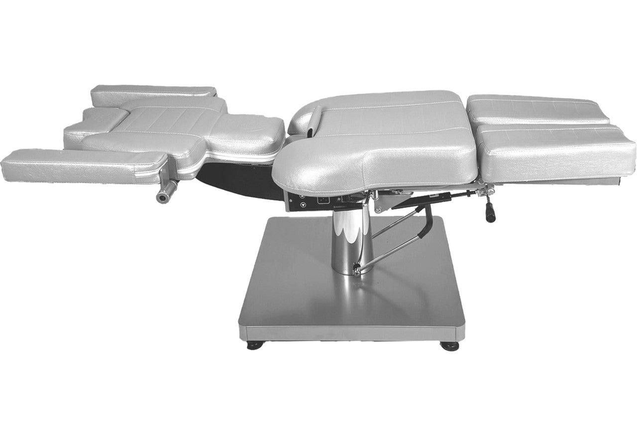 InkChair™ Electric Hydraulic Adjustable Client Chair Bed, Lies Fully Flat (GRY)