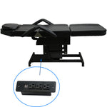 Fully Electric Tattoo Bed with Power Strip