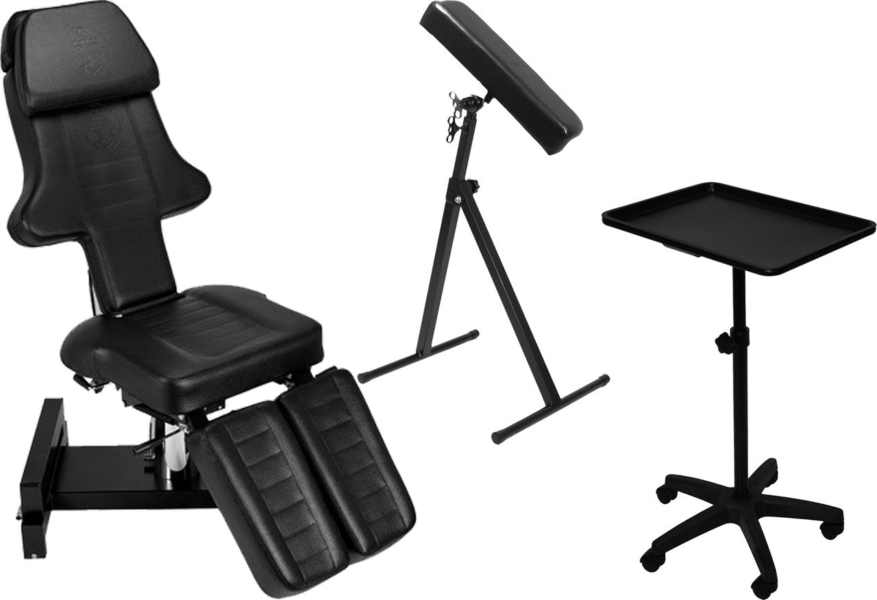 Hydraulic InkBed™ Complete Tattoo Package (BLK)