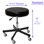 High Capacity XL Stool in YOUR CHOICE of Pump Height