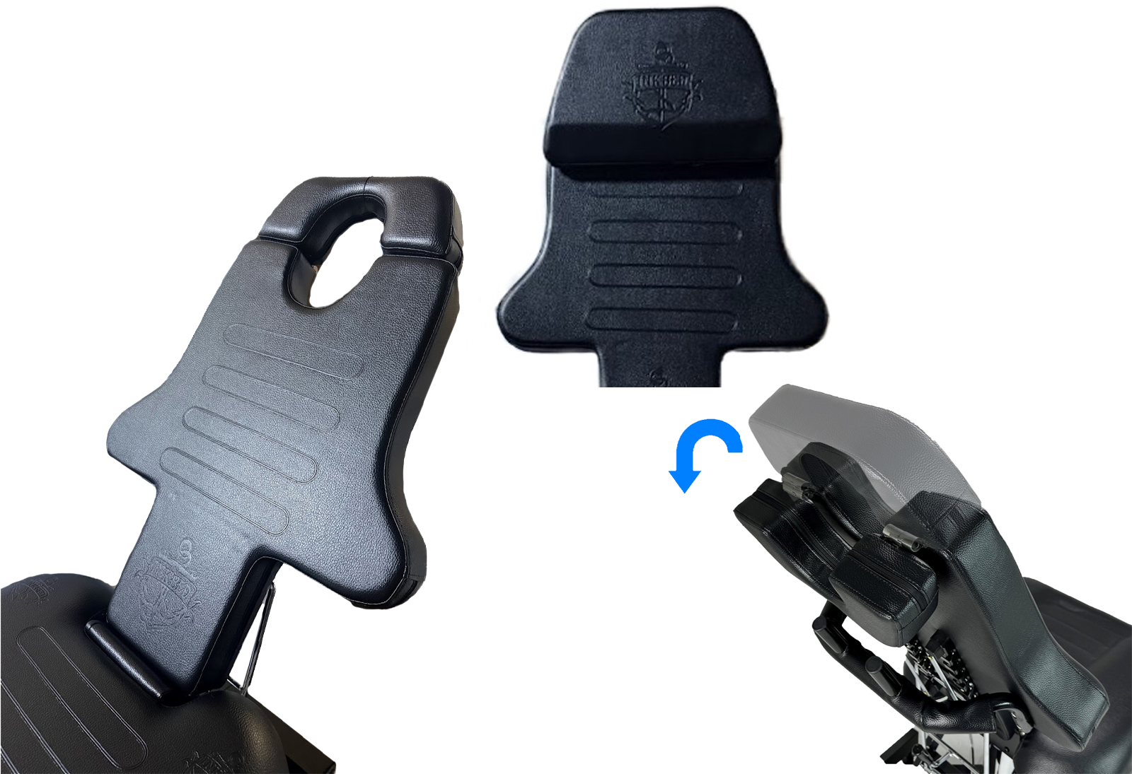 InkBed™ Black Hydraulic Lift Client Chair & Bed (IB-888)