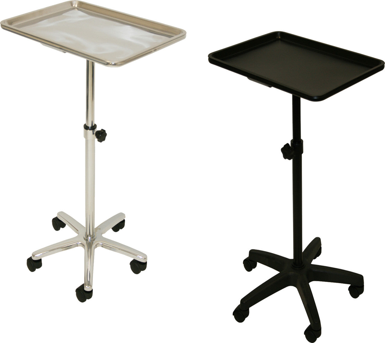 XL Steel Mayo Instrument Stand (Black or Polished)