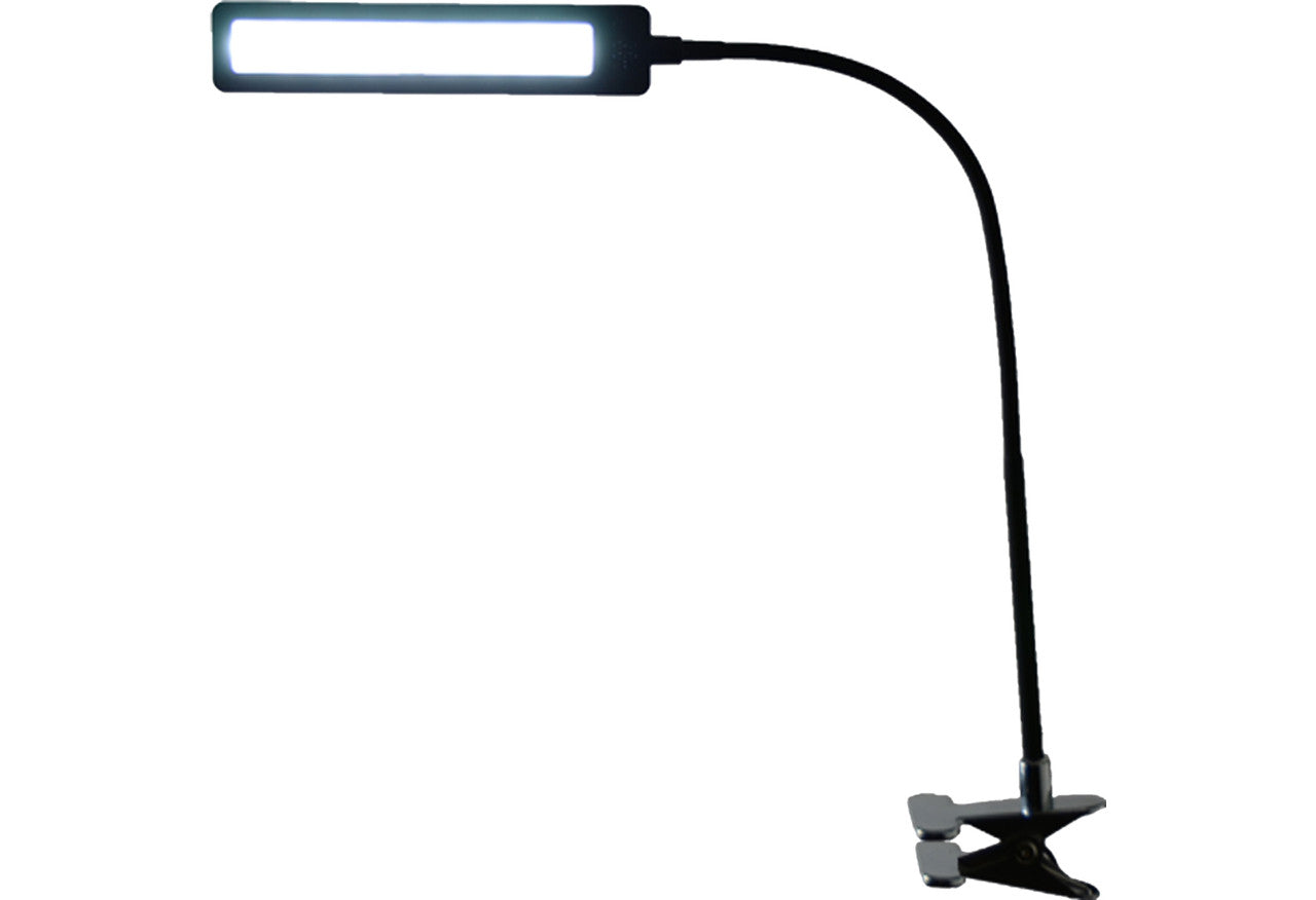 Clip-on LED Task Lamp with bright 12V Lighting