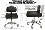 Patented All Purpose Ergonomic Back Support Chair