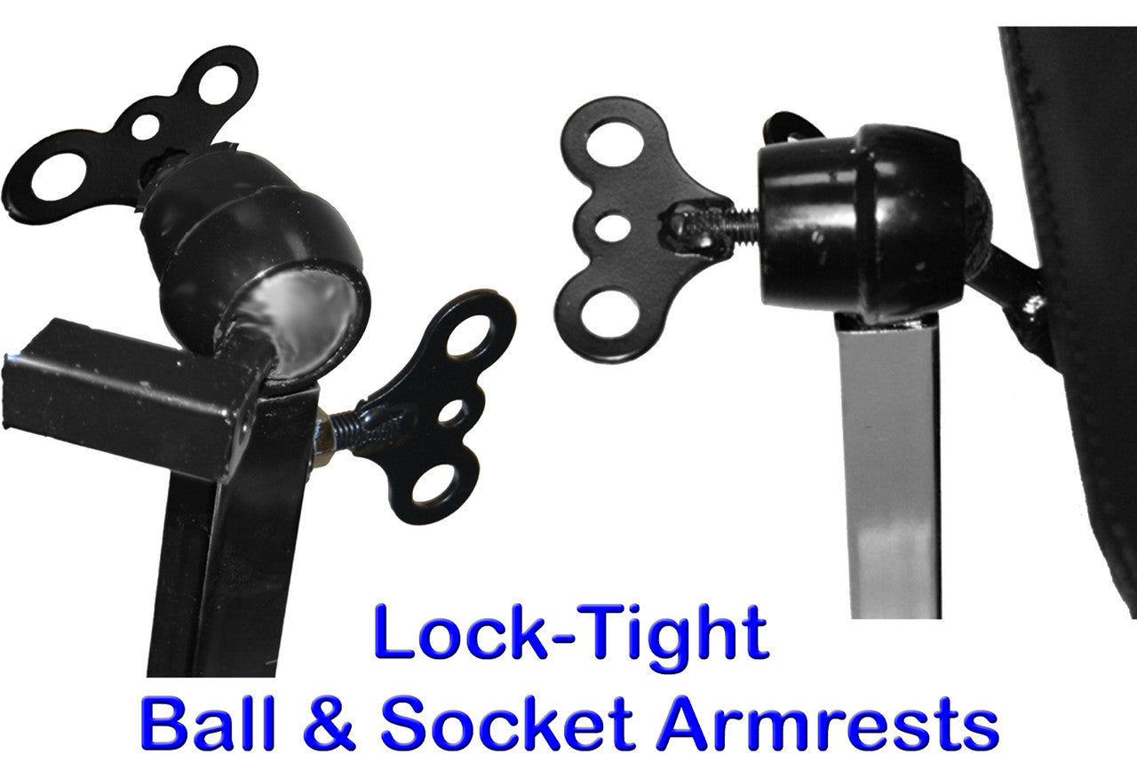 InkBed™ Adjustable Armrest Add-On Accessory (2 Arms) Fits all models of InkBed - BLK