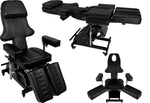 InkBed New Patented Fully Electric Tattoo Bed Client Massage Table Chair (BLK)