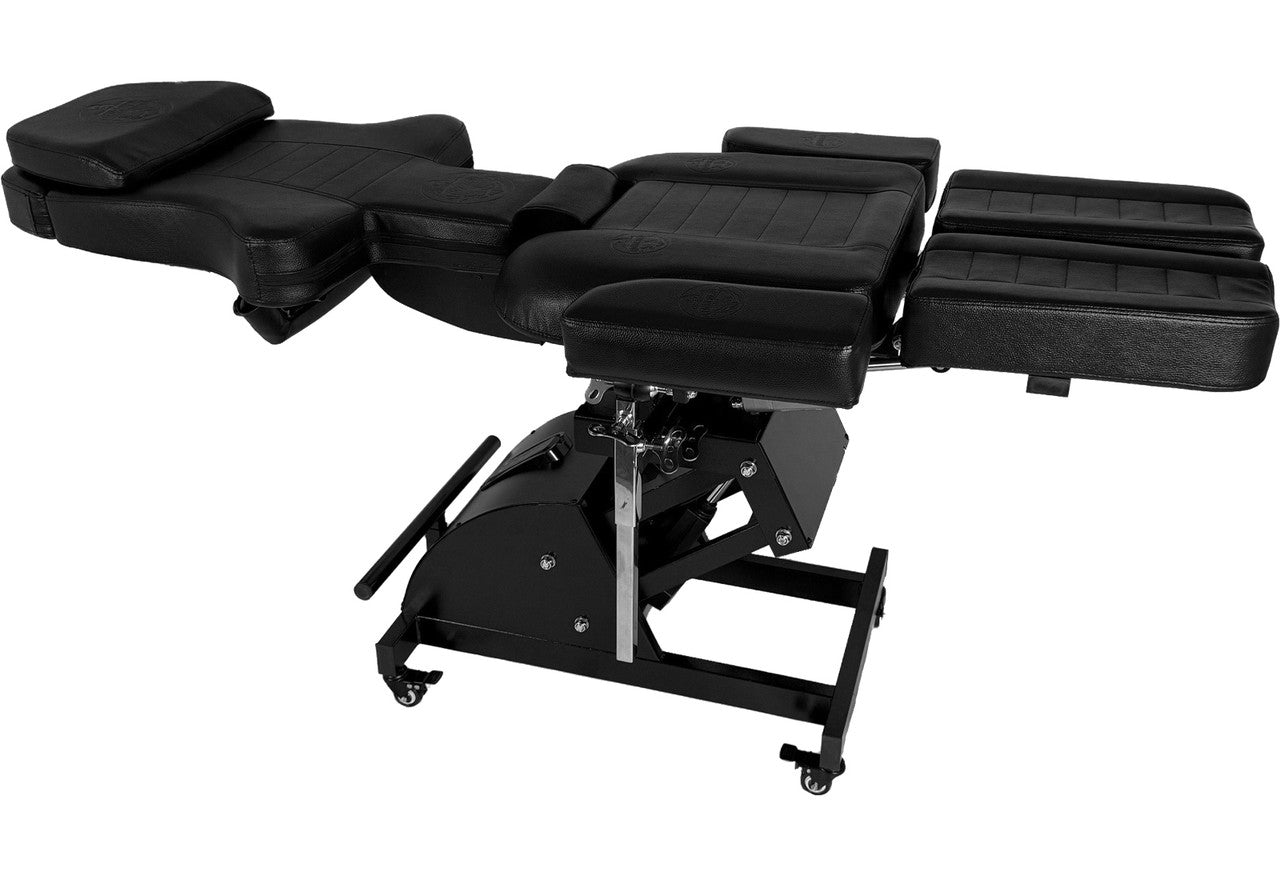 InkBed New Patented Fully Electric Tattoo Bed Client Massage Table Chair (BLK)