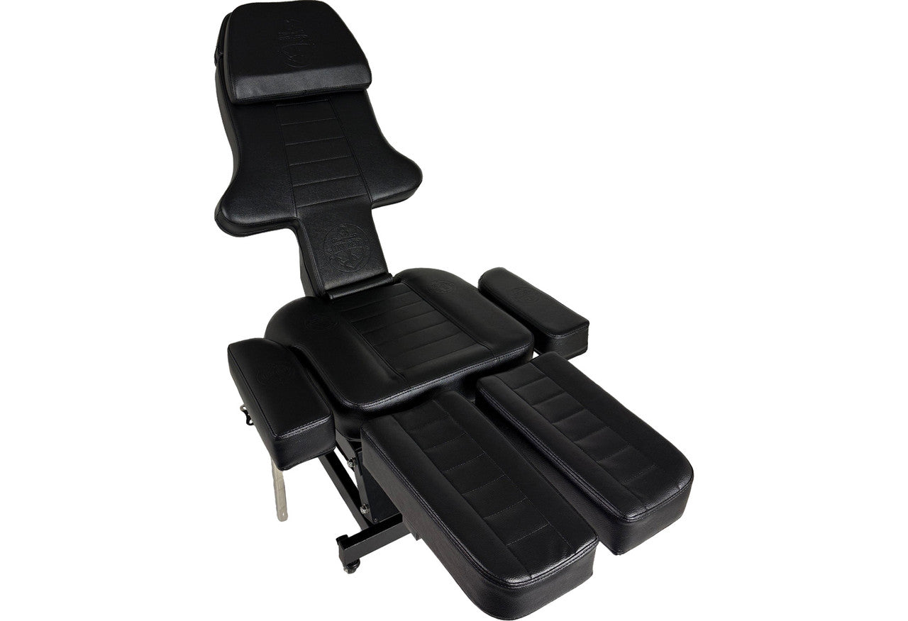 InkBed New Patented Fully Electric Tattoo Bed Client Massage Table Chair (BLK)