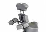 InkStool™ Patented Ergonomic Artist Chair Stool and Straddle Seat with Back Support (GREY)