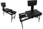 InkTable Portable Tattoo Table and Chair with Carrying Case