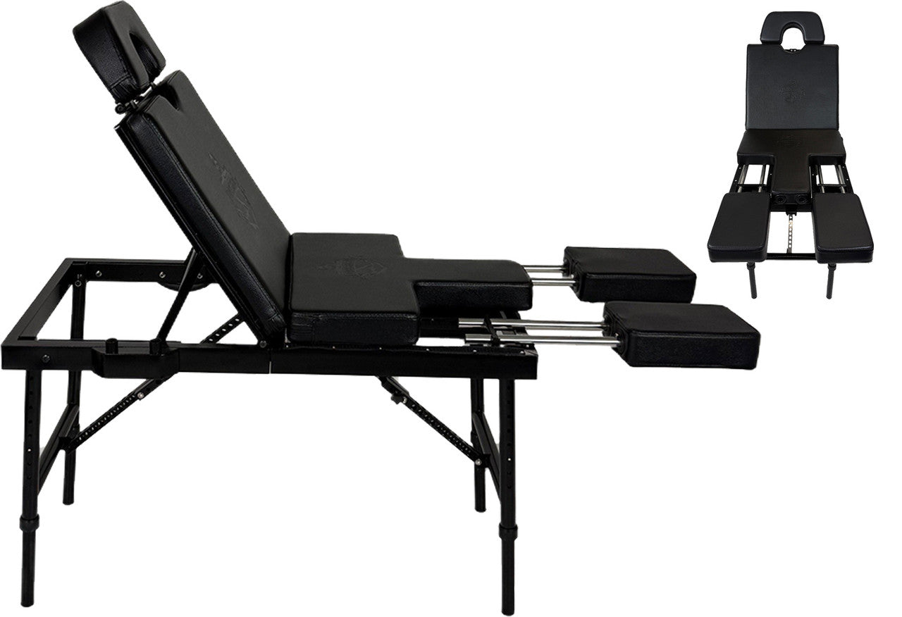 InkTable Portable Tattoo Table and Chair with Carrying Case