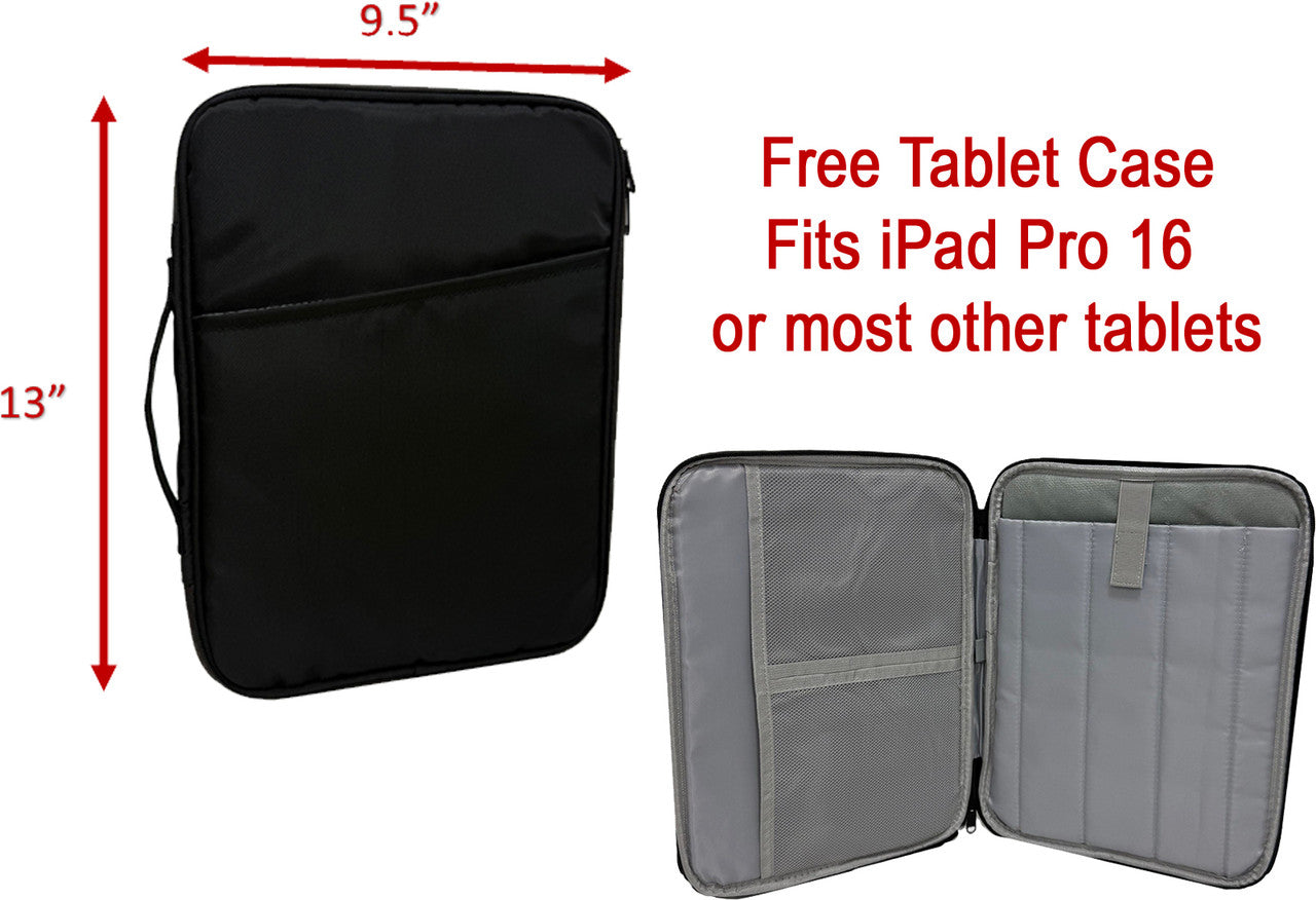 InkTable Portable Tattoo Table and Chair with Carrying Case