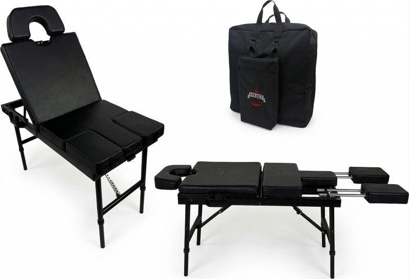 InkTable Portable Tattoo Table and Chair with Carrying Case – InkBed