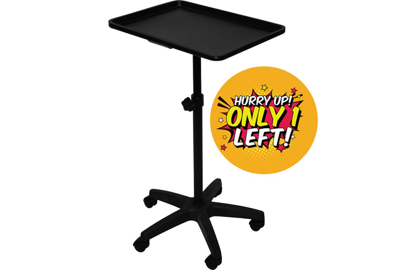 Save $5 - Refurbished XL Steel Mayo Instrument Stand (Black)